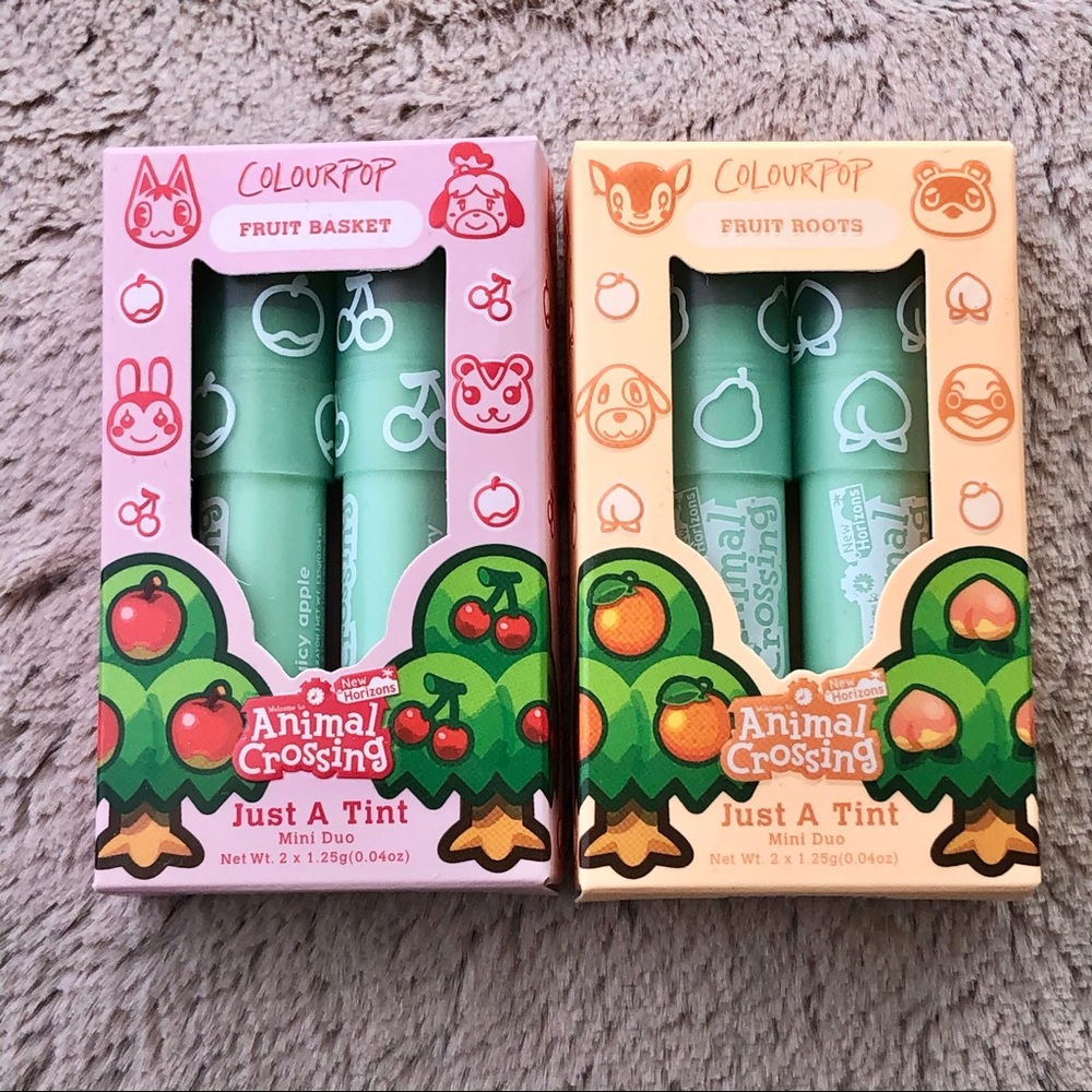 Colourpop x Animal Crossing Lip Tint Mini Kit